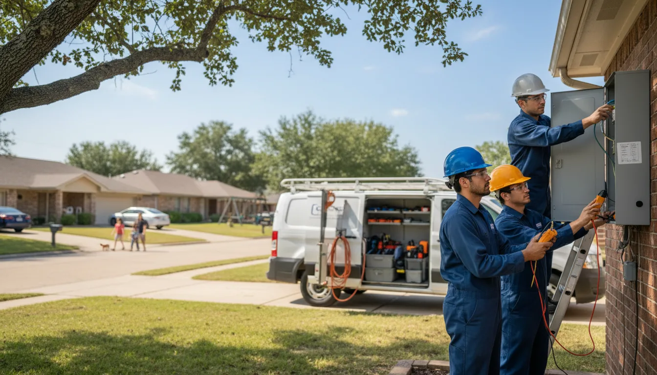 Certified electrician providing emergency electrical services in Middletown, DE